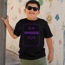 Camiseta Infantil - 100% Algodão (Gola Tradicional)