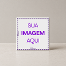 Azulejo Cerâmico Personalizado - Com Pé de Suporte