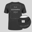 Camiseta Premium - 100% Algodão Penteado (Gola Canelada)