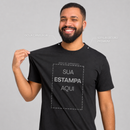 Camiseta Premium - 100% Algodão Penteado (Gola Canelada)