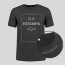 Camiseta Premium - 100% Algodão Penteado (Gola Canelada)