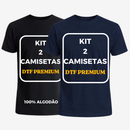 KIT2-CAMISETA-ALG-CAR-PRETA/AZULMARINHO-G