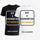 KIT2-CAMISETA-ALG-CAR-PRETA/BRANCA-EXG